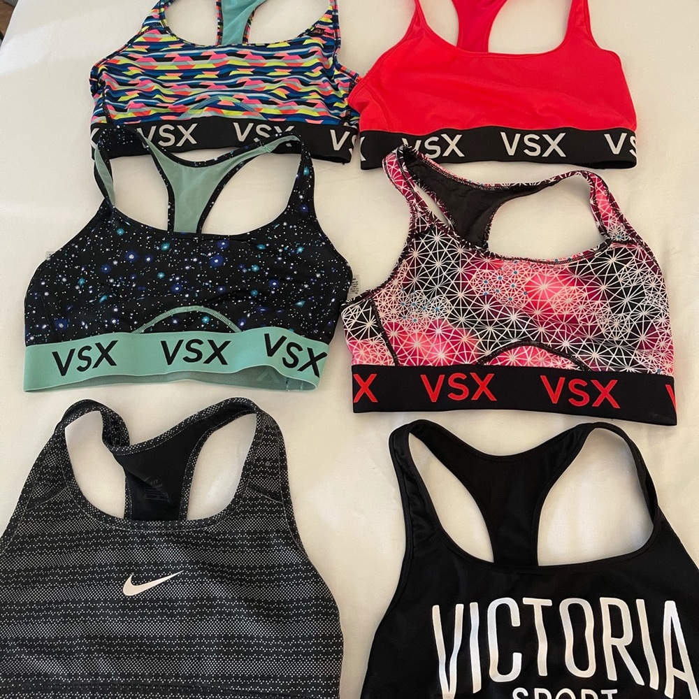 Set of 6 Victoria’s Secret/Nike Sports Bra